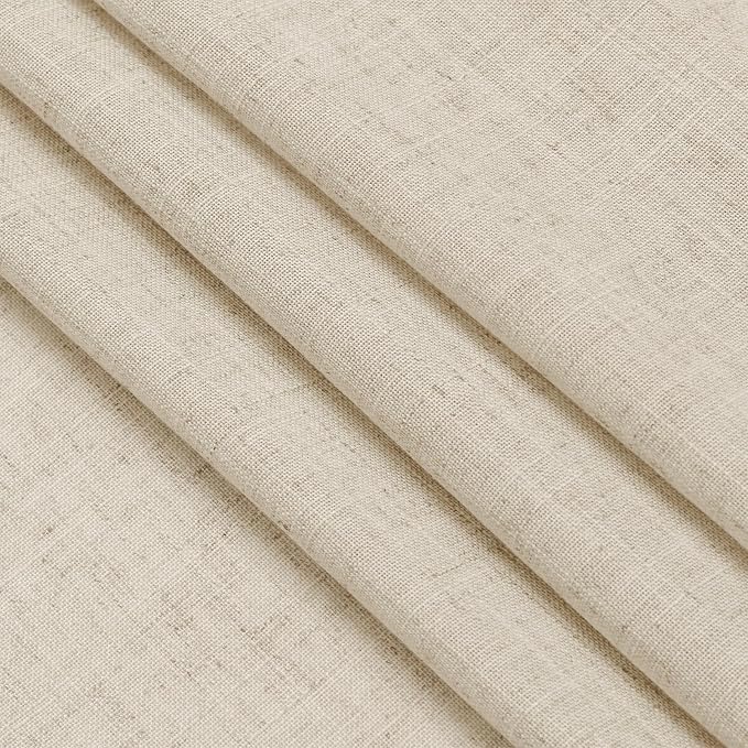 Beige Linen Curtains 80 inches Long - Image 6