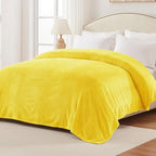 Exclusivo Mezcla Soft Waffle Fleece Bed Blanket Queen Size, Cozy Flannel - Image 5