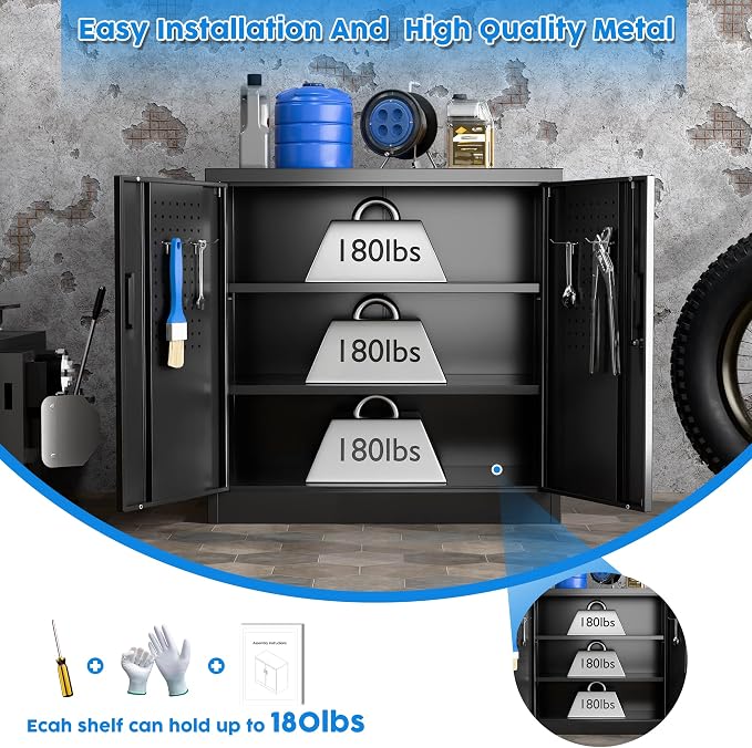 SUXXAN Metal Storage Cabinet - Image 4