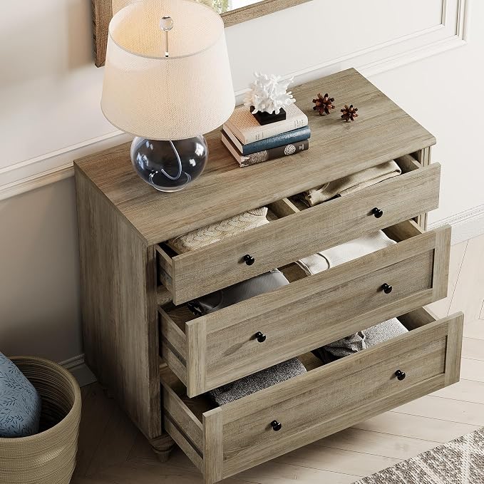 WAMPAT Farmhouse Nightstand - Image 6