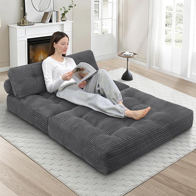Folding Sofa Bed, Convertible Sleeper Chair - Image 5