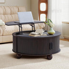Round Lift Top Coffee Table - Image 3