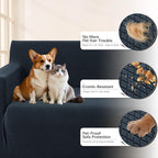 Arfntevss Stretch Sectional Couch Covers L Shaped Corner Sectional Sofa Cover - Image 3