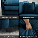 mikibama Modular Sectional Sofa, 76.4 Inch L Shaped Couch Set - Image 3