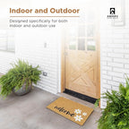 Coir Welcome Mat, Welcome Daisies, 17 x 29 in | 100% Natural Coir, Anti-Shedding - Image 5