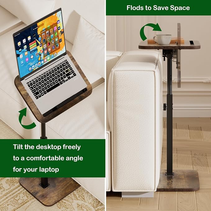 TV Tray Side Table for Couch - Image 7
