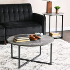 Household Essentials Jamestown Round Side End Table - Image 2