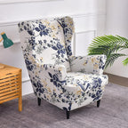 KRFOONN Wingback Chair Covers Slipcovers 2 Piece Stretch Wing Chair Covers - Image 2