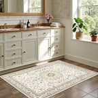 2x3 Area Rugs Living Room: Washable Vintage Rug - Image 4