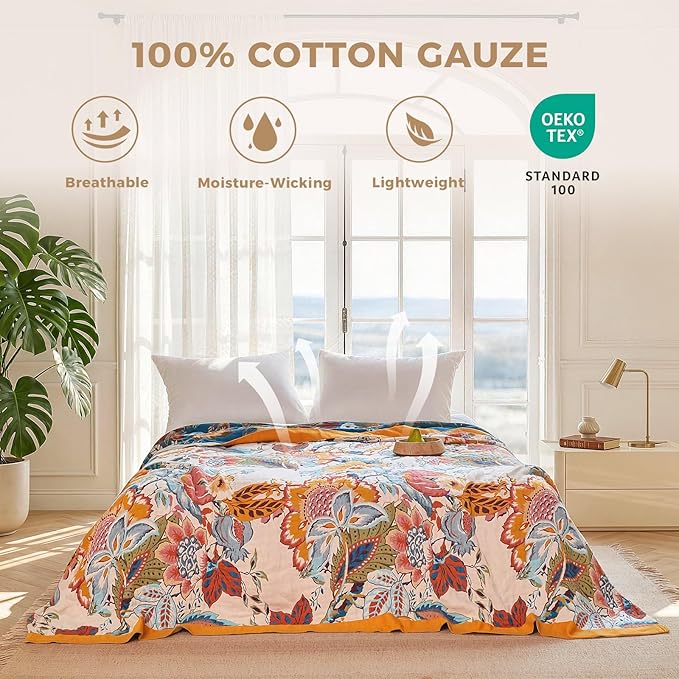 LUTBM Boho Throw Blanket for Couch Sofa Chair Cotton Blankets for Bedroom - Image 2
