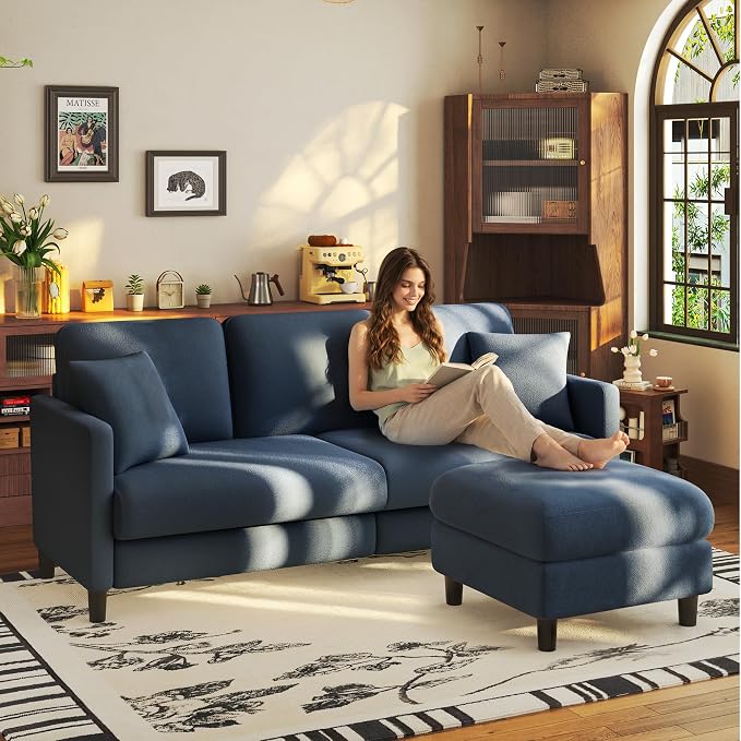 Welzona 83" Couches for Living Room, Teddy Sofa Couch by WelzonaDirect