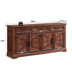 JXQTLINGMU 66" Farmhouse Buffet Cabinet - Image 6