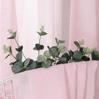 Tollpiz Sheer Curtains Bedroom Linen Textured Curtain Sheers Light Filtering - Image 6
