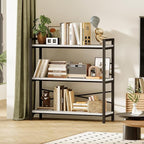 Book Shelf, 3 Tier Bookshelf 31.49" Width, Book Shelf Storage and Organization - Image 2