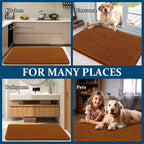 OLANLY Dog Door Mat for Muddy Paws 36x24, Super Absorbent Chenille Mud Mat | - Image 8