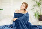 Utopia Bedding Soft Fleece Bed Blanket Twin Size Royal Blue | Microfiber Plush - Image 4