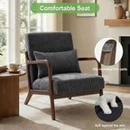 Set of 2 Mid Century Modern Accent Chair - Image 3