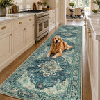 RELEANY Washable Area Rug, Runner 3'x12', Water Repellent, Pet Friendly - Image 2