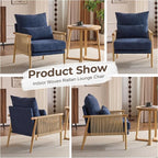 Karl home Cozy Chenille Accent Chair - Image 5