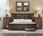 WAMPAT 32" H End Table for Living Room, Rustic Nightstand - Image 9