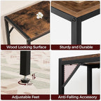 MAHANCRIS Console Table, Narrow Sofa Table, 43.3” Entrance Table - Image 8