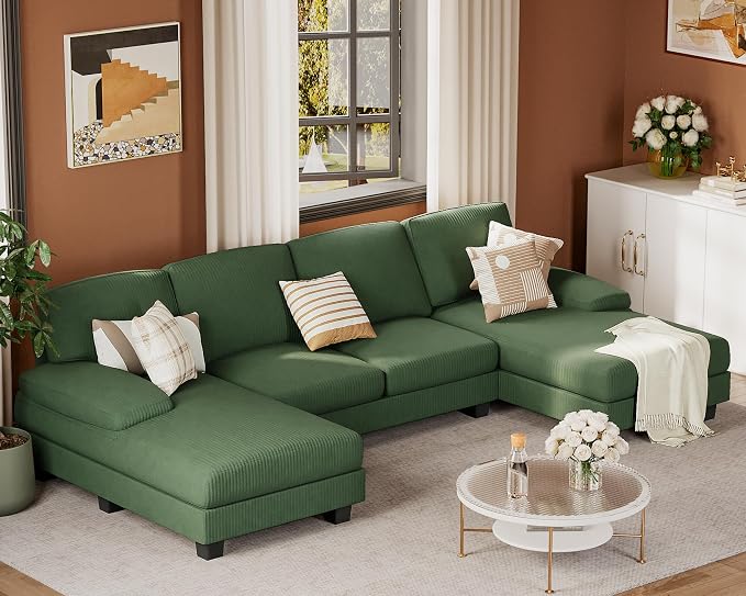 JUMMICO Sectional Couches for Living Room, U Shaped Couch - Image 8