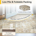 RELEANY Washable 5'x7' Abstract Area Rug - Image 6