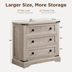T4TREAM 32" Farmhouse Nightstand - Image 2
