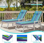 Chaise Lounge Cushion for Outdoor Furniture, Waterproof, Fade-Resistant and - Image 7