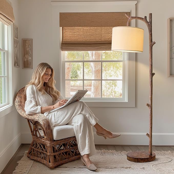 OYEARS Retro Farmhouse Floor Lamp - Image 8