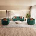 3-Piece Luxury Velvet Sofa Set for Living Room, Elegant Design Couch Set by yunqishiHOME