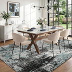 RELEANY Washable 7'x9' Abstract Area Rug - Image 4