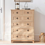 Joaxswe Farmhouse 6 Drawer Dresser - Image 3