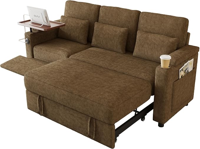Sleeper Sofas Convertible Couches Reclining Sectional, Oversized Convertible by LITVZ