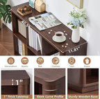 Joaxswe 6 Cube Storage Bookcase, Wood Floor Standing 2-Tier Bookshelf - Image 3