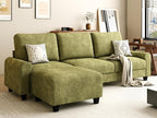 EASE MOOSE 100" Chenille L-Shaped Sectional Sofa, Modern Deep Seat Modular Couch by EASEMOOSE