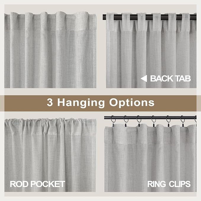 Light Grey Curtains 96 Inches Long - Image 4
