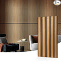Art3d 2-Pack Acoustic Wood Slat Wall Panels by Art3d