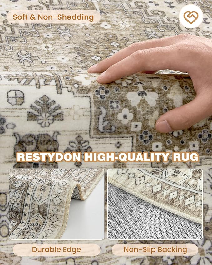 Washable Runner Rug 2.5x16, Non-Slip Long Kitchen Rugs, Soft Hallway Runner - Image 7