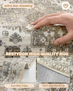 Washable Runner Rug 2.5x14, Long Kitchen Rugs Non-Slip, Soft Hallway Runner - Image 7