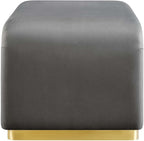 Modway EEI-6735-BRA-STG Koda Performance Velvet Waterfall Ottoman, Brass Storm - Image 4