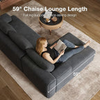 Novilla L-Shape Sectional Couches - Image 13