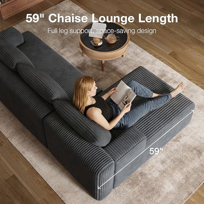 Novilla L-Shape Sectional Couches - Image 13