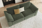 EASE MOOSE Comfty 2 Seat Couch, FSC Certified Modern Deep Seat Sectional Modular - Image 3