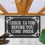 Indoor Door Mat Welcome Mats for Front Door Outdoor Entry Black Doormat - Image 4
