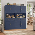 HOSTACK 71“ Tall Kitchen Pantry Storage Cabinet, Modern Kitchen Hutch Bar - Image 4