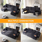 Modular Sectional Sleeper Sofa Bed, Couches - Image 7