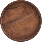 Modway Chiro Solid Wood Side Table in Walnut - Image 5