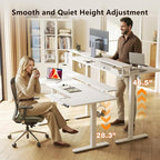 OffiGo U Shaped Electric Standing Desk - Image 4