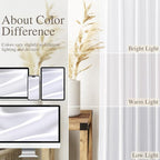 Snow White Linen Curtains 108 Inches Long - Image 3
